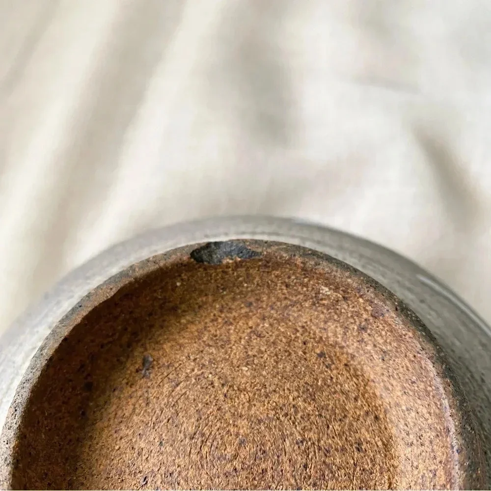 Vintage Glazed Stoneware Mixing Bowl